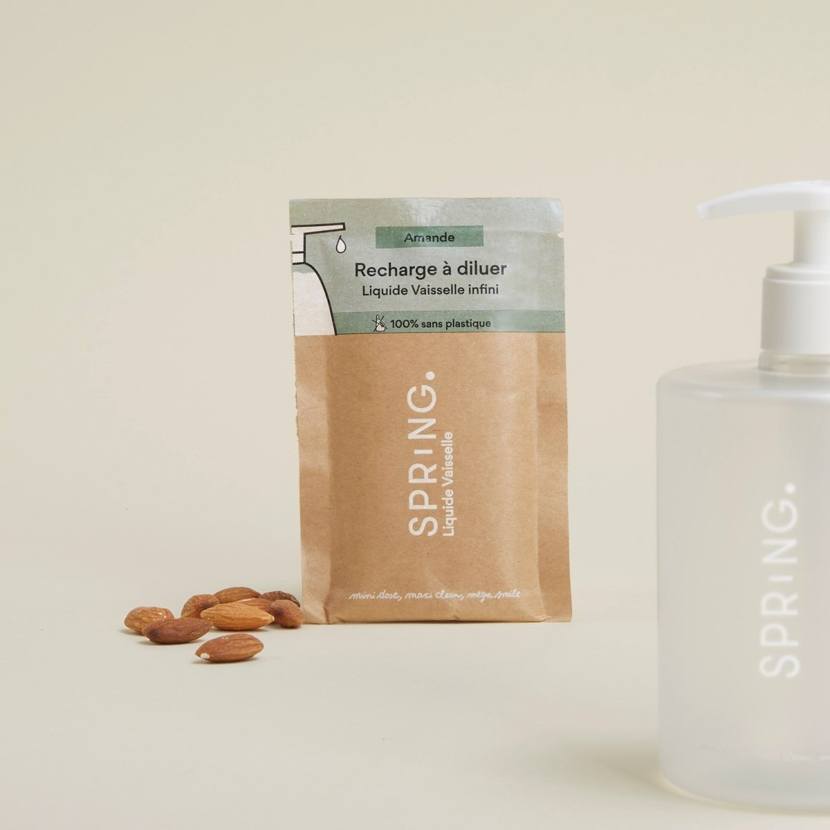 Recharge liquide vaisselle - Amande - Clean boutique