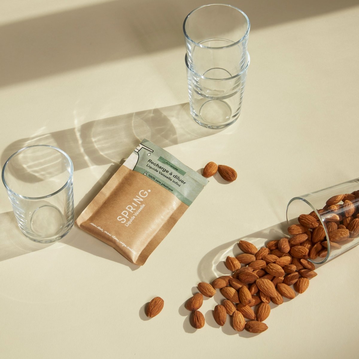 Recharge liquide vaisselle - Amande - Clean boutique