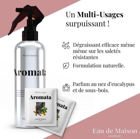 Eau de Maison - Nettoyant Multi-usages Aromata (recharge pour 500ml) - Clean boutique