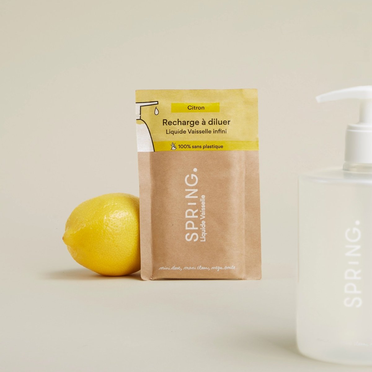 Recharge liquide vaisselle - Citron - Clean boutique